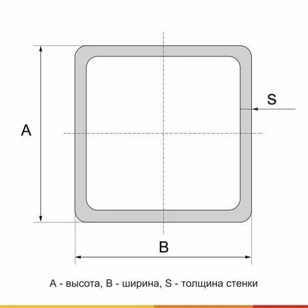 Труба профильная 100х60х4 Ст3сп ГОСТ 13663-86 - 4