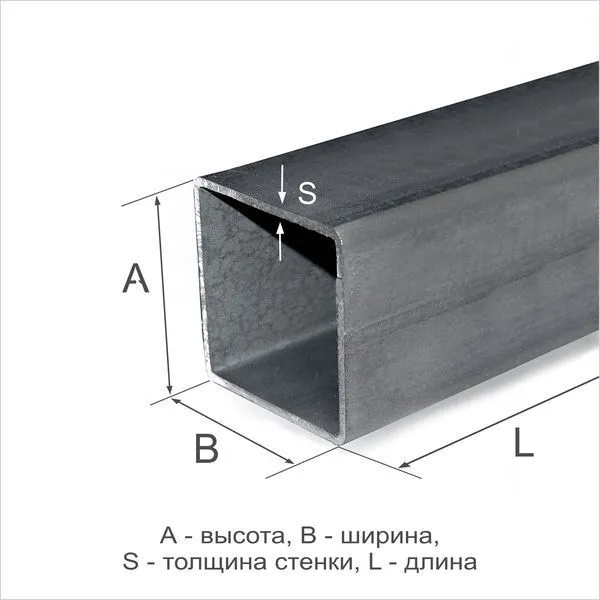 Труба профильная 100х100х8 Ст3сп ГОСТ 30245-2003 - 4